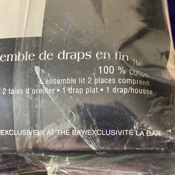 Charter Collection the Bay HBC stripes FLANNEL sheet set full - Picture 5 of 5